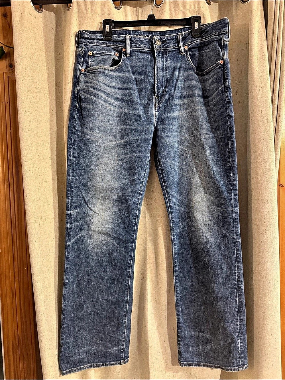 American Eagle Outfitters AE Flex 360 Slim Men's Jeans Waist 38 Blue Good